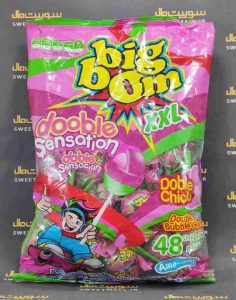 آبنبات چوبی بیگ بوم 48 عددی Big Boom - میوه ای